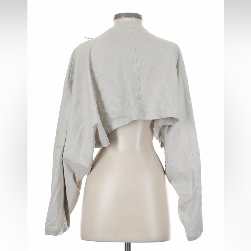 Joah Brown Slouchy Long Sleeve Crop Top - Picture 7 of 10